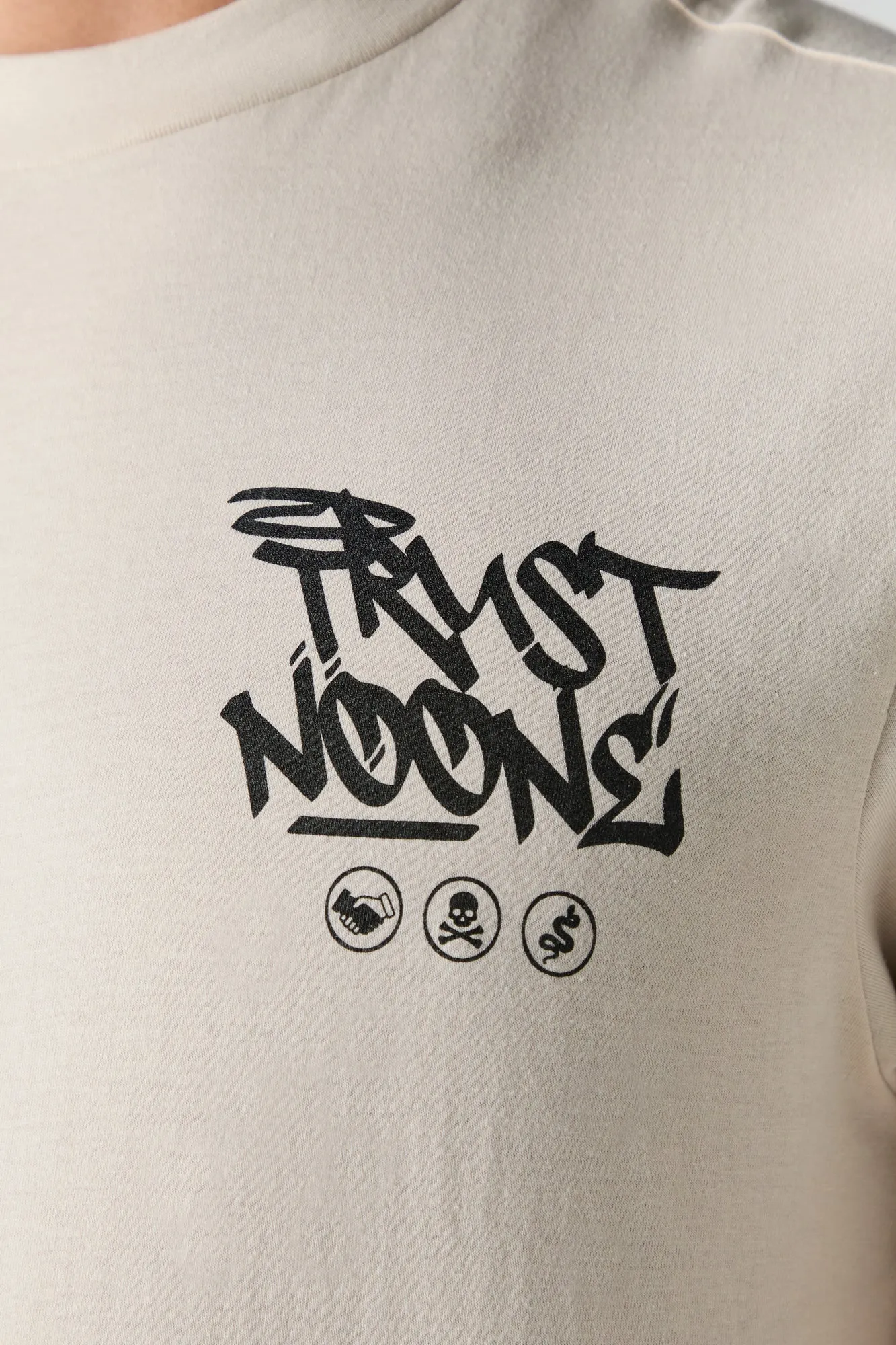 Trust No One Graphic T-Shirt sold by Urban Planet product image thumbnail 4