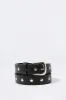 Studded Faux Leather Belt sold by Urban Planet