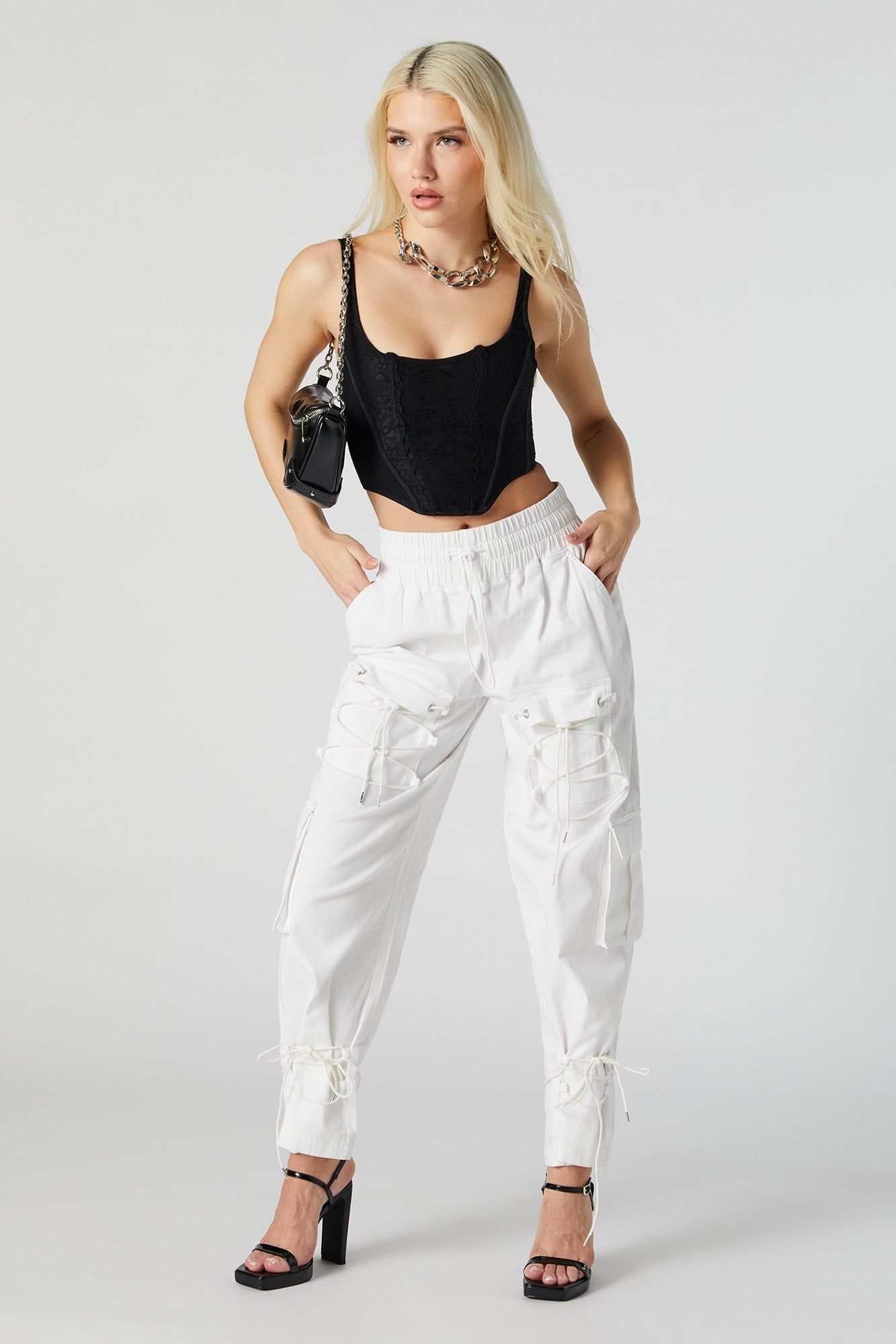 Toggle Drawstring Cargo Jogger sold by Urban Planet product image thumbnail 4