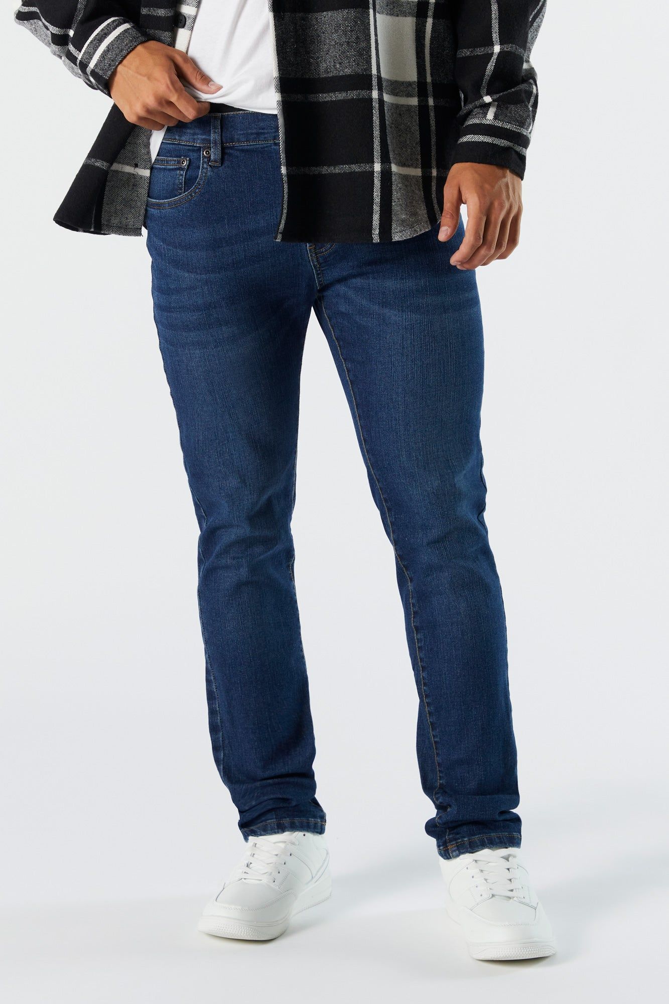 Dark Stone Wash Skinny Jean sold by Urban Planet