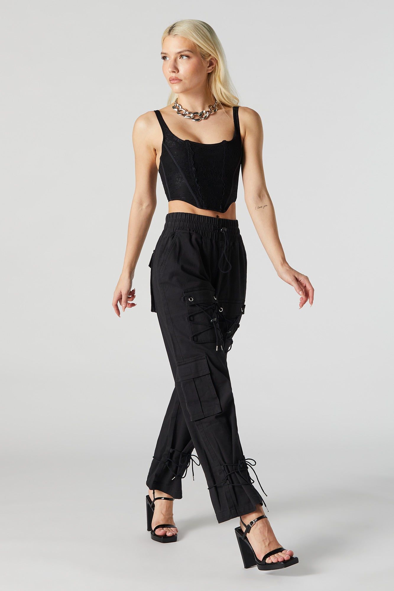 Toggle Drawstring Cargo Jogger sold by Urban Planet product image thumbnail 5