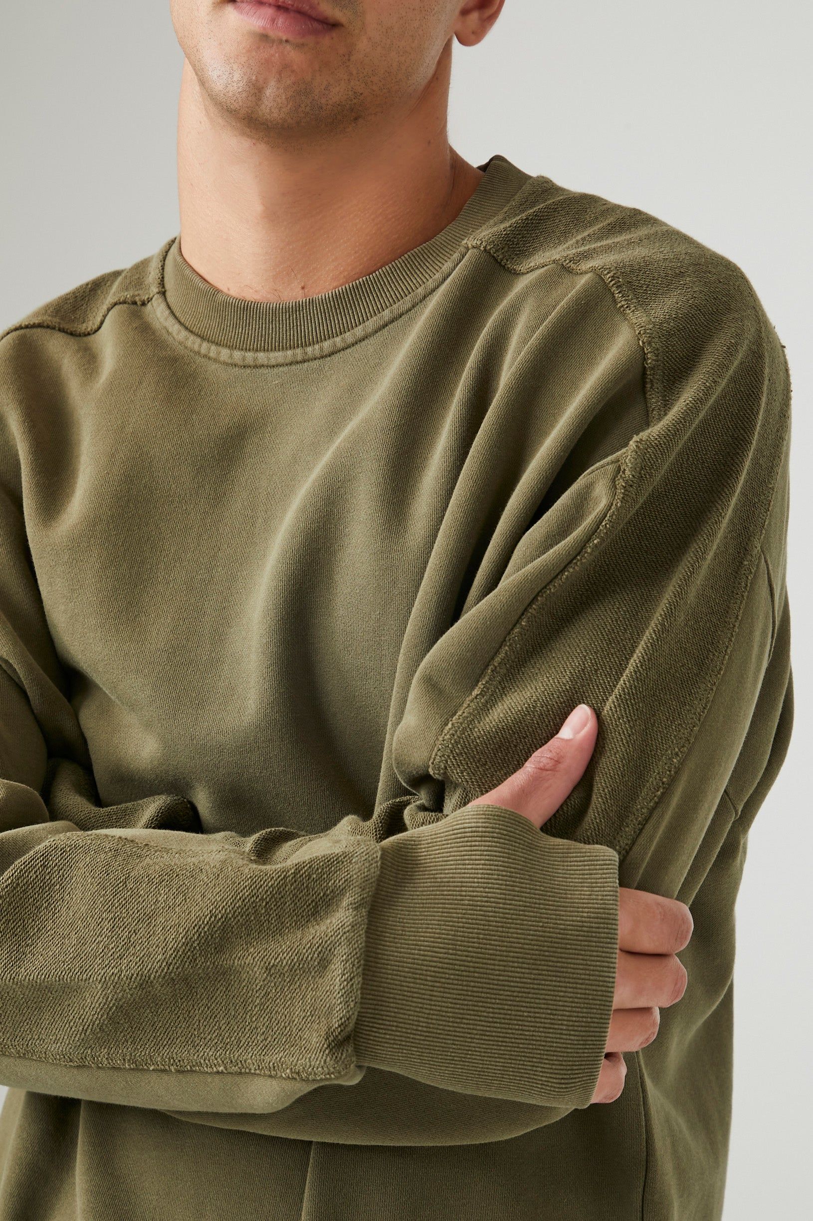 Athletic Crew Sweatshirt sold by Urban Planet product image thumbnail 7