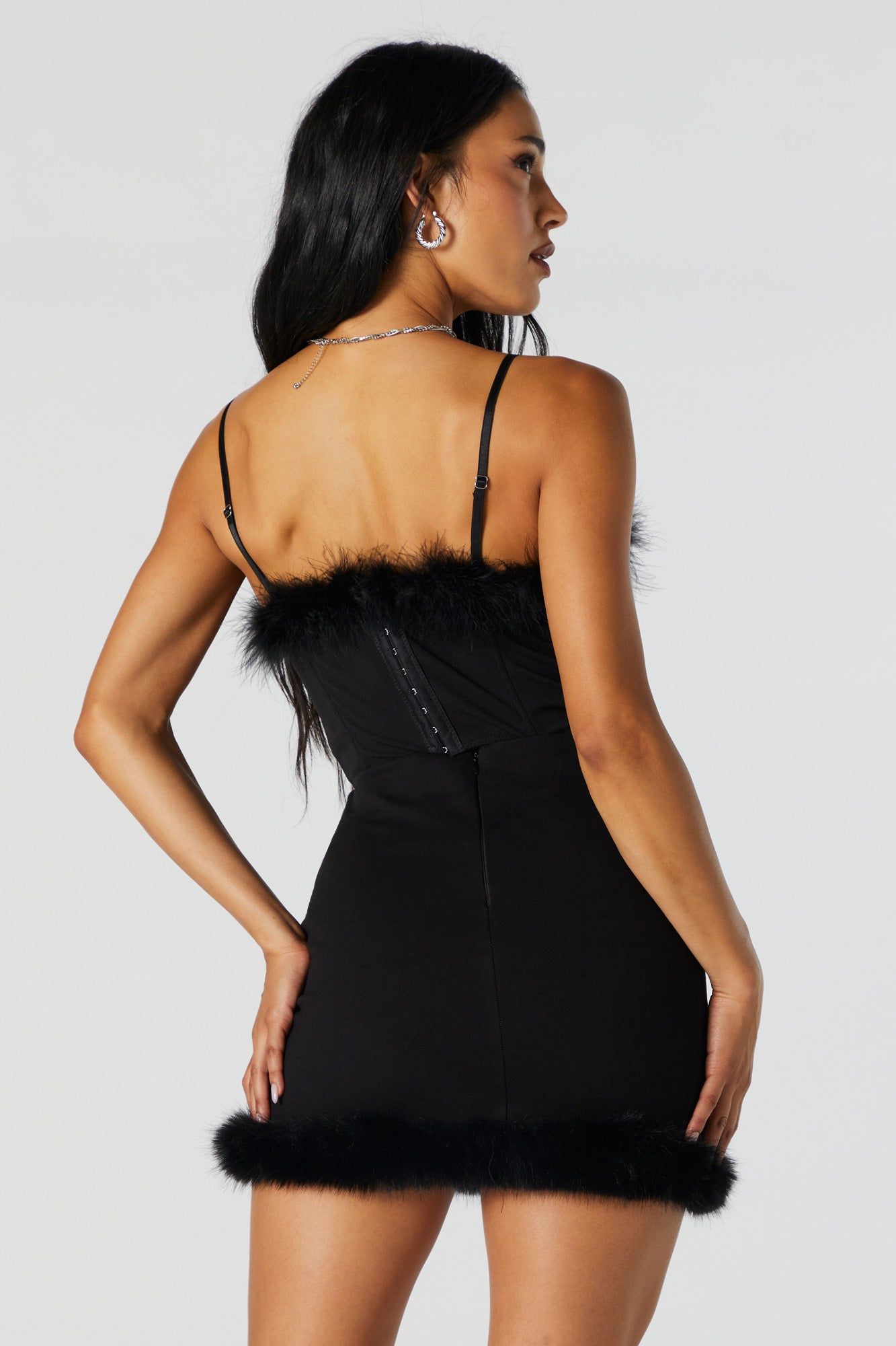 Faux Fur Lined Mini Skirt sold by Urban Planet product image thumbnail 3