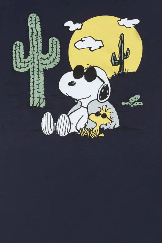 Peanuts Desert Graphic Boyfriend T-Shirt sold by Urban Planet