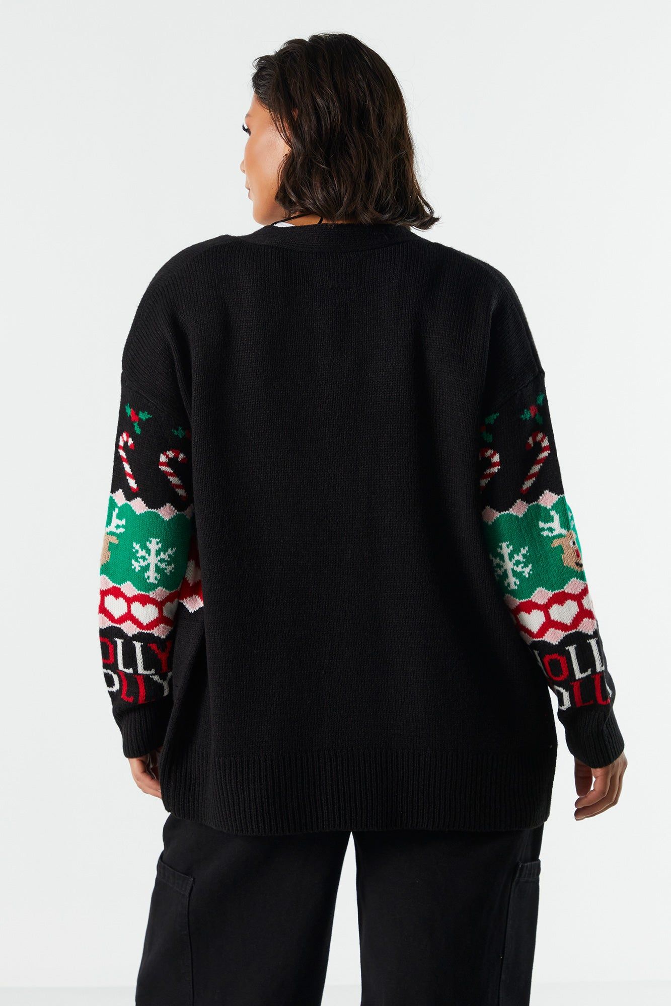 Cardigan de Noël en tricot sold by Urban Planet product image thumbnail 3