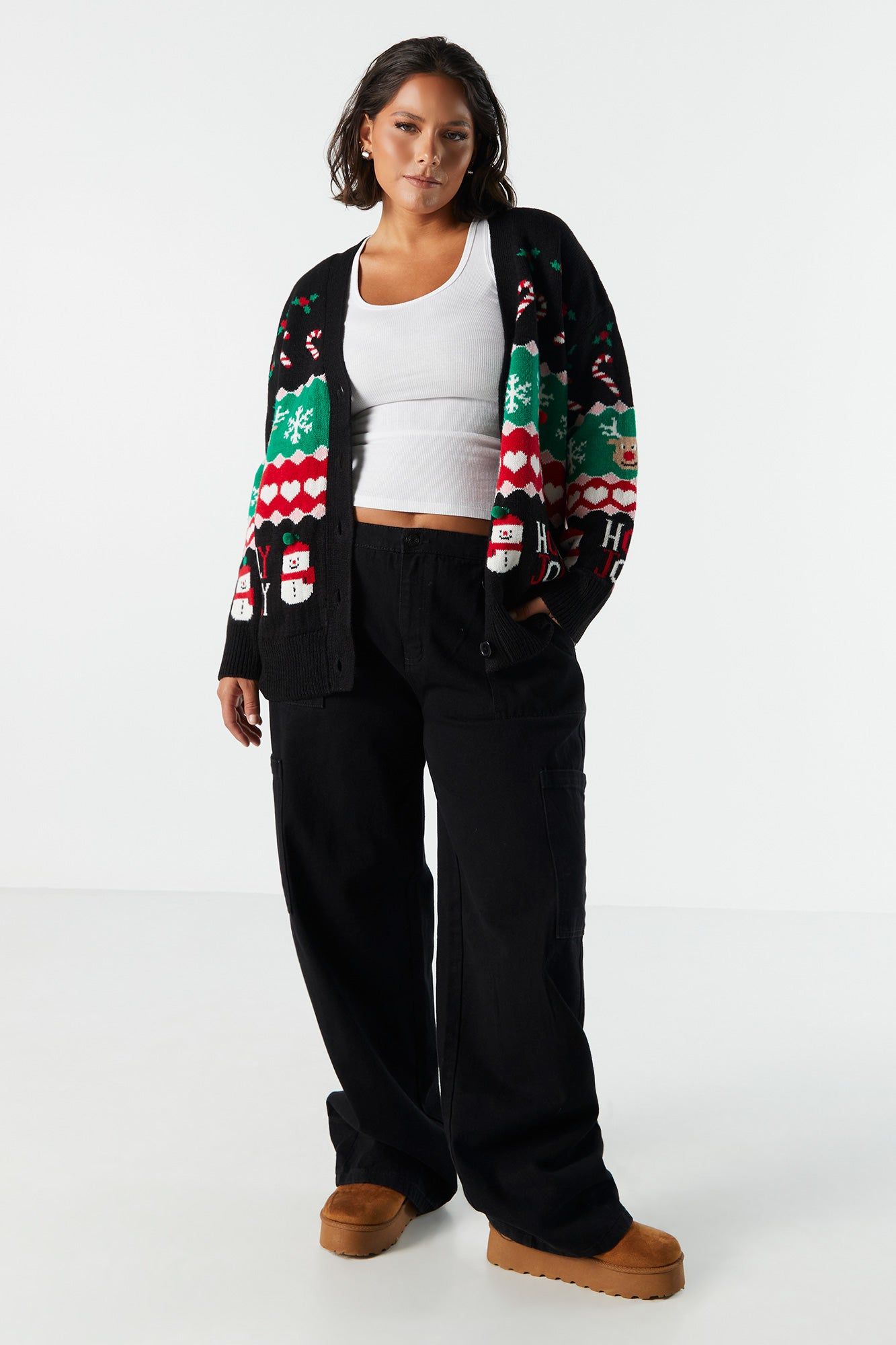 Cardigan de Noël en tricot sold by Urban Planet product image thumbnail 4