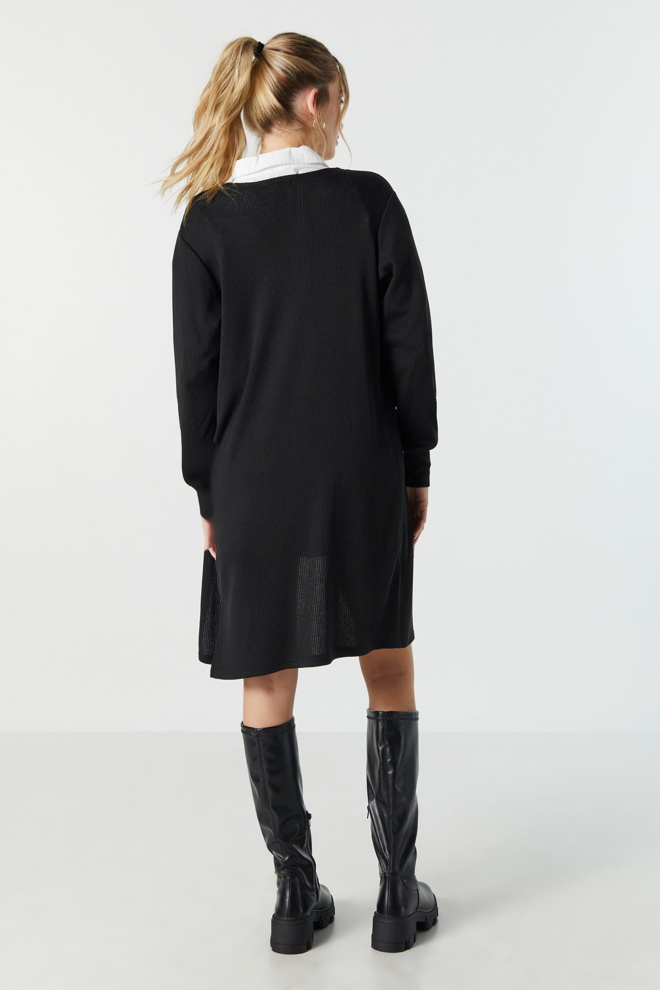 Ribbed Open Midi Cardigan sold by Urban Planet product image thumbnail 5