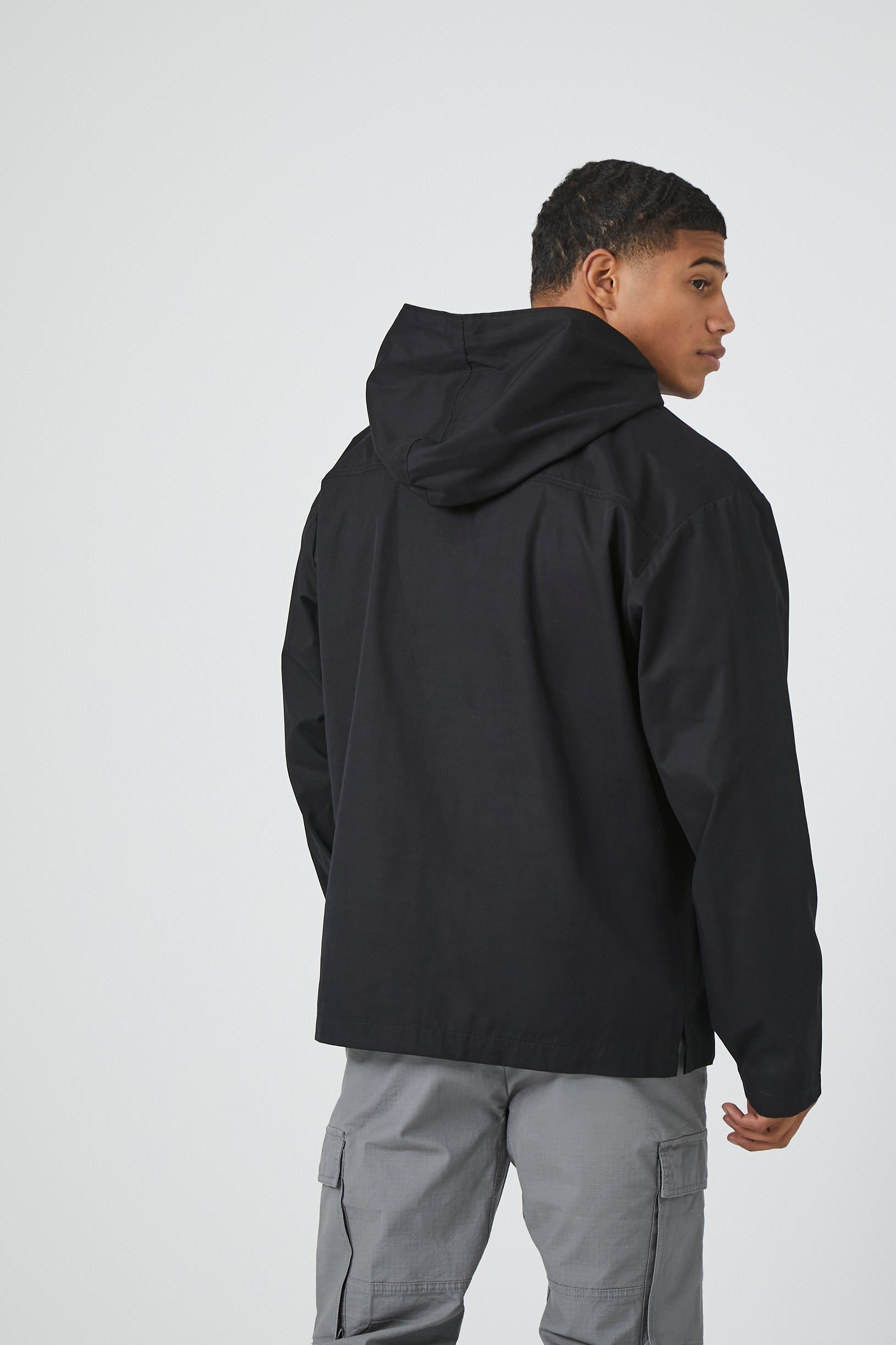 Blouson à capuchon avec demi-fermeture à glissière sold by Urban Planet product image thumbnail 2