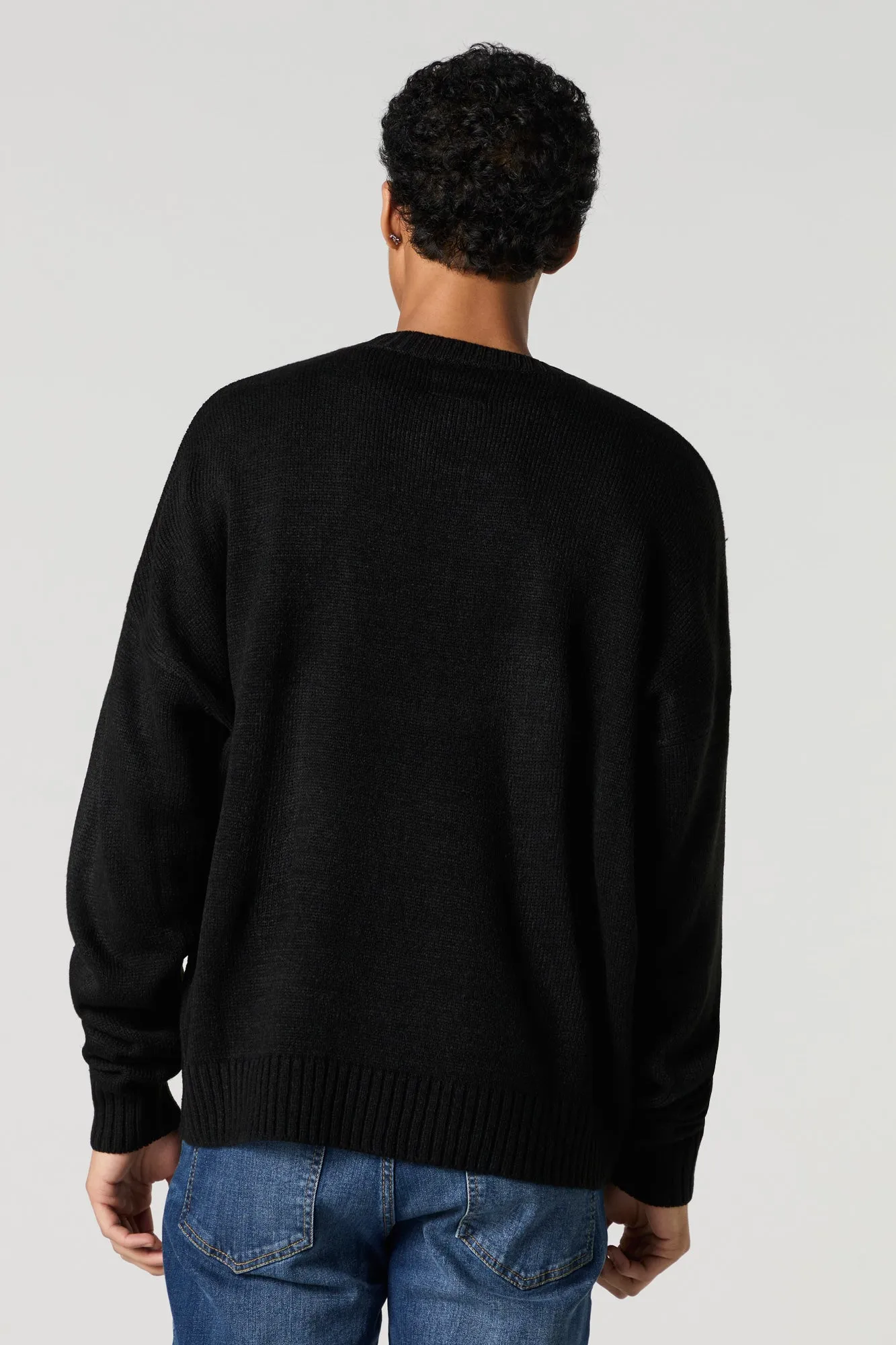 NY Jacquard Knit Relaxed Sweater sold by Urban Planet product image thumbnail 2