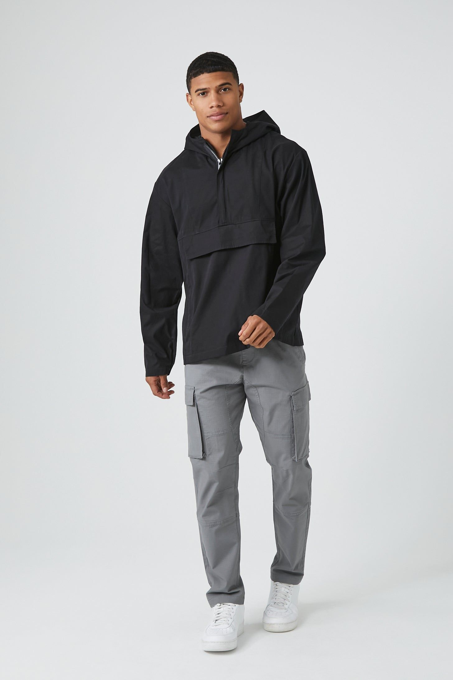 Blouson à capuchon avec demi-fermeture à glissière sold by Urban Planet product image thumbnail 4