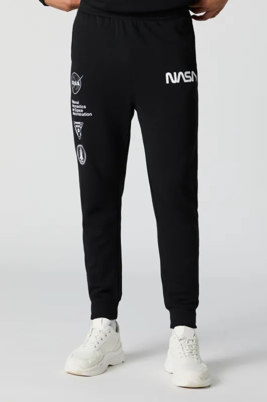 NASA Graphic Fleece Jogger sold by Urban Planet