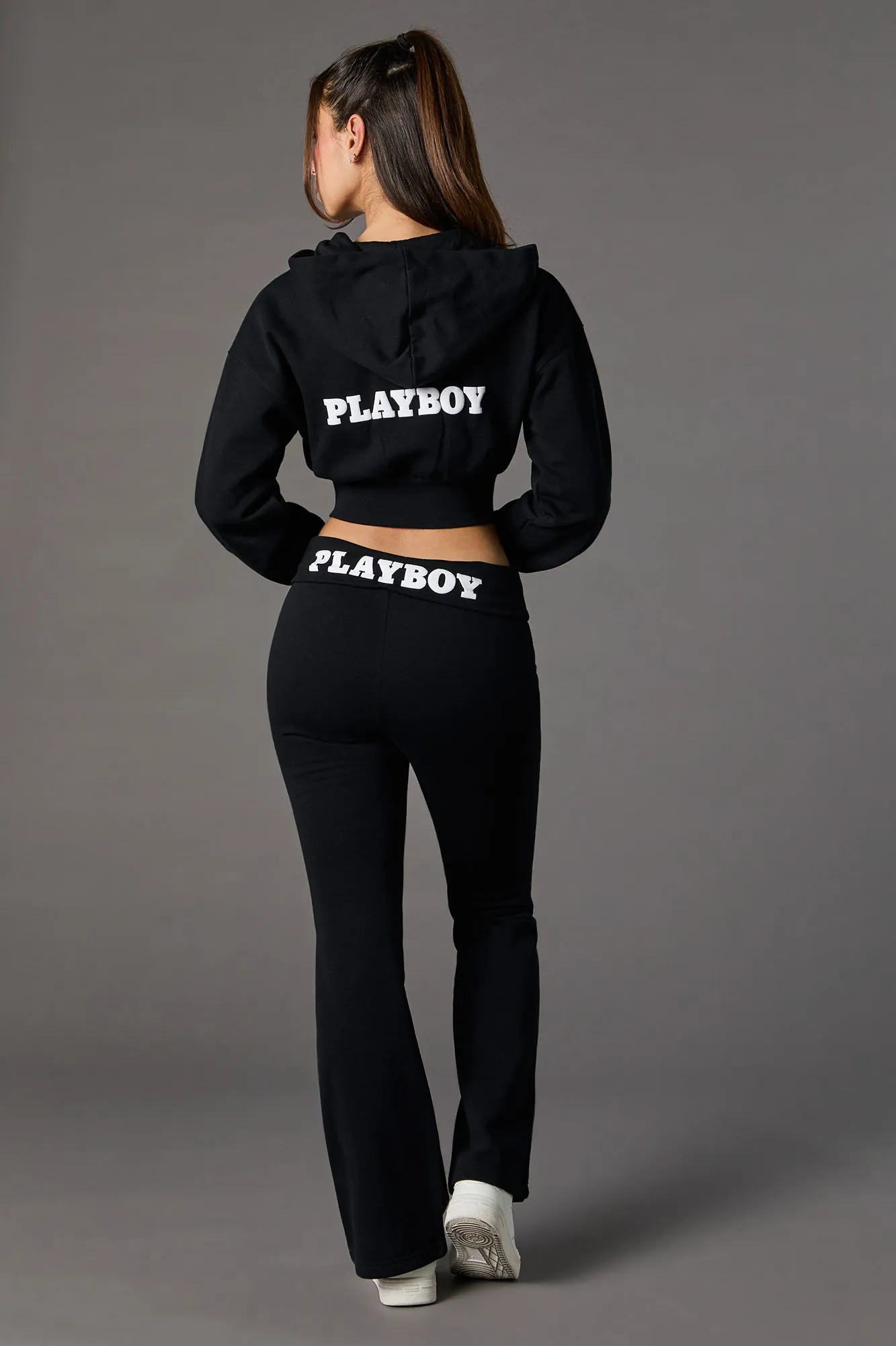 Playboy Graphic Fleece Flare Sweatpant sold by Urban Planet product image thumbnail 3