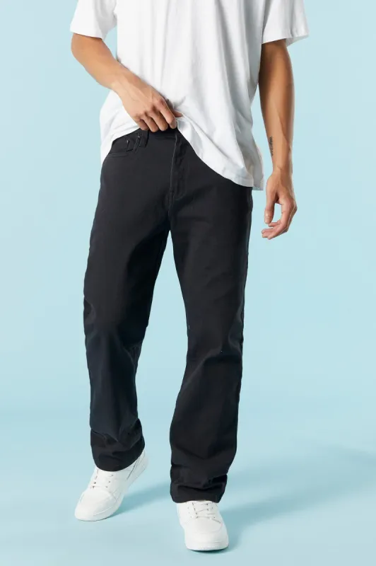 Black Wash Denim Regular Jean sold by Urban Planet