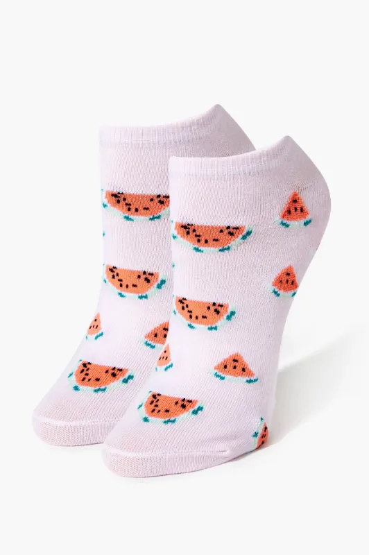 Chaussettes aux chevilles à imprimé de melon d'eau sold by Urban Planet