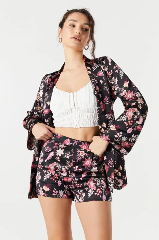Satin Floral Print Kimono sold by Urban Planet