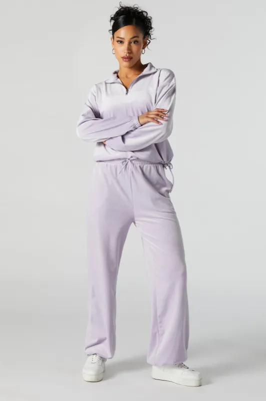Velour Parachute Jogger sold by Urban Planet