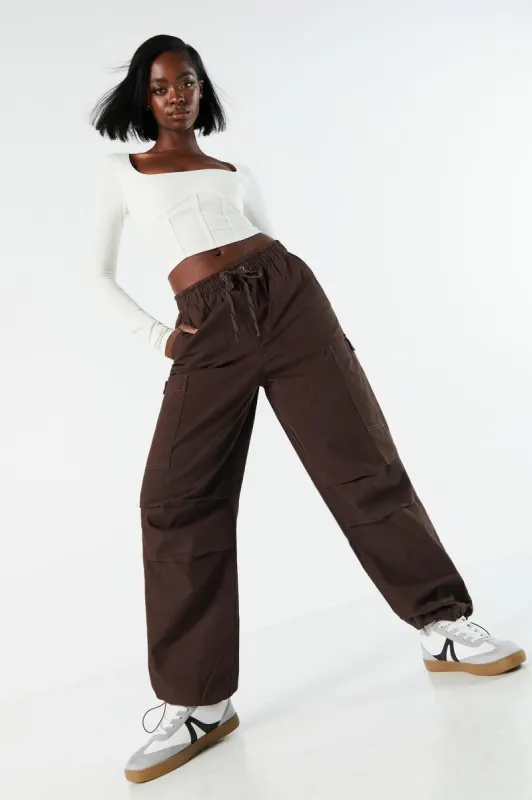 Canvas Cargo Parachute Pant sold by Urban Planet