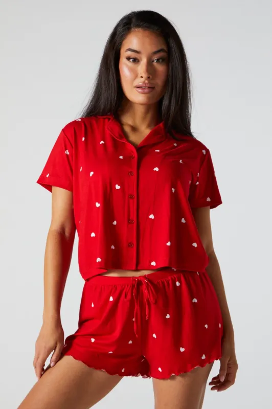 Ensemble pyjama avec motif Coeur sold by Urban Planet