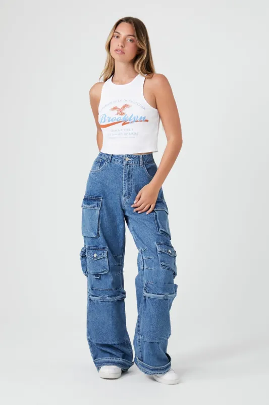 Multi Pocket Cargo Jean sold by Urban Planet