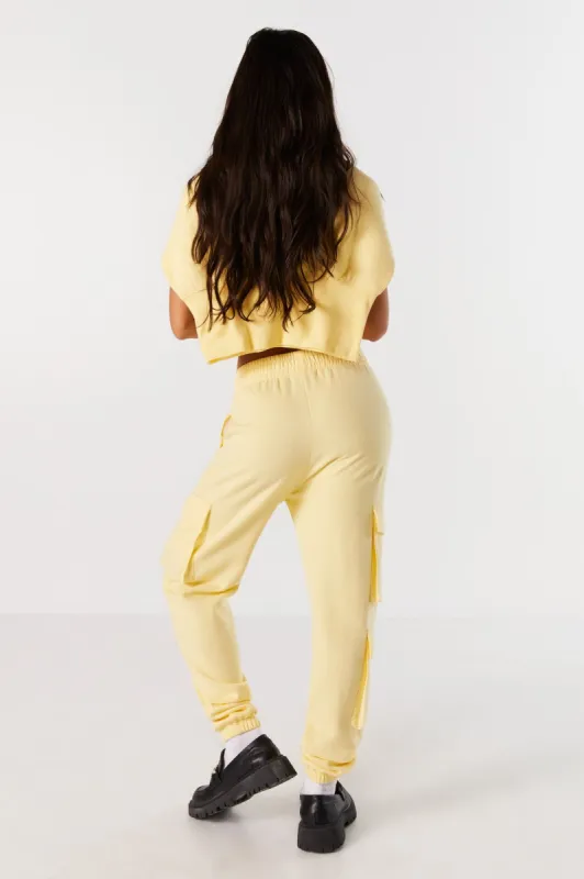 Legging à fines rayrues avec poches arrière pour fille sold by Urban Planet