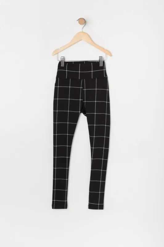 Girls Plaid Back Pocket Legging sold by Urban Planet