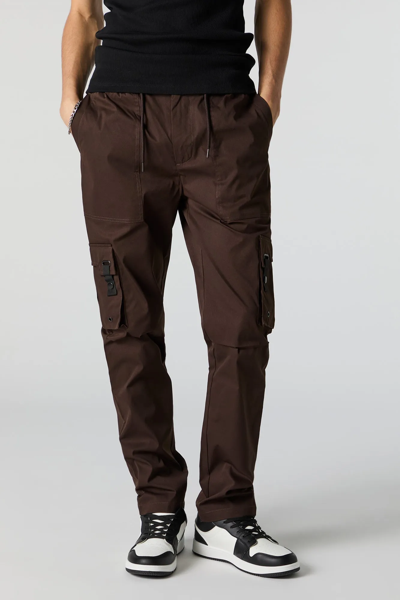 Pantalon cargo avec poches plaquées sold by Urban Planet product image thumbnail 4