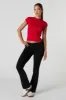 Pantalon à jambe évasée avec taille repliée sold by Urban Planet
