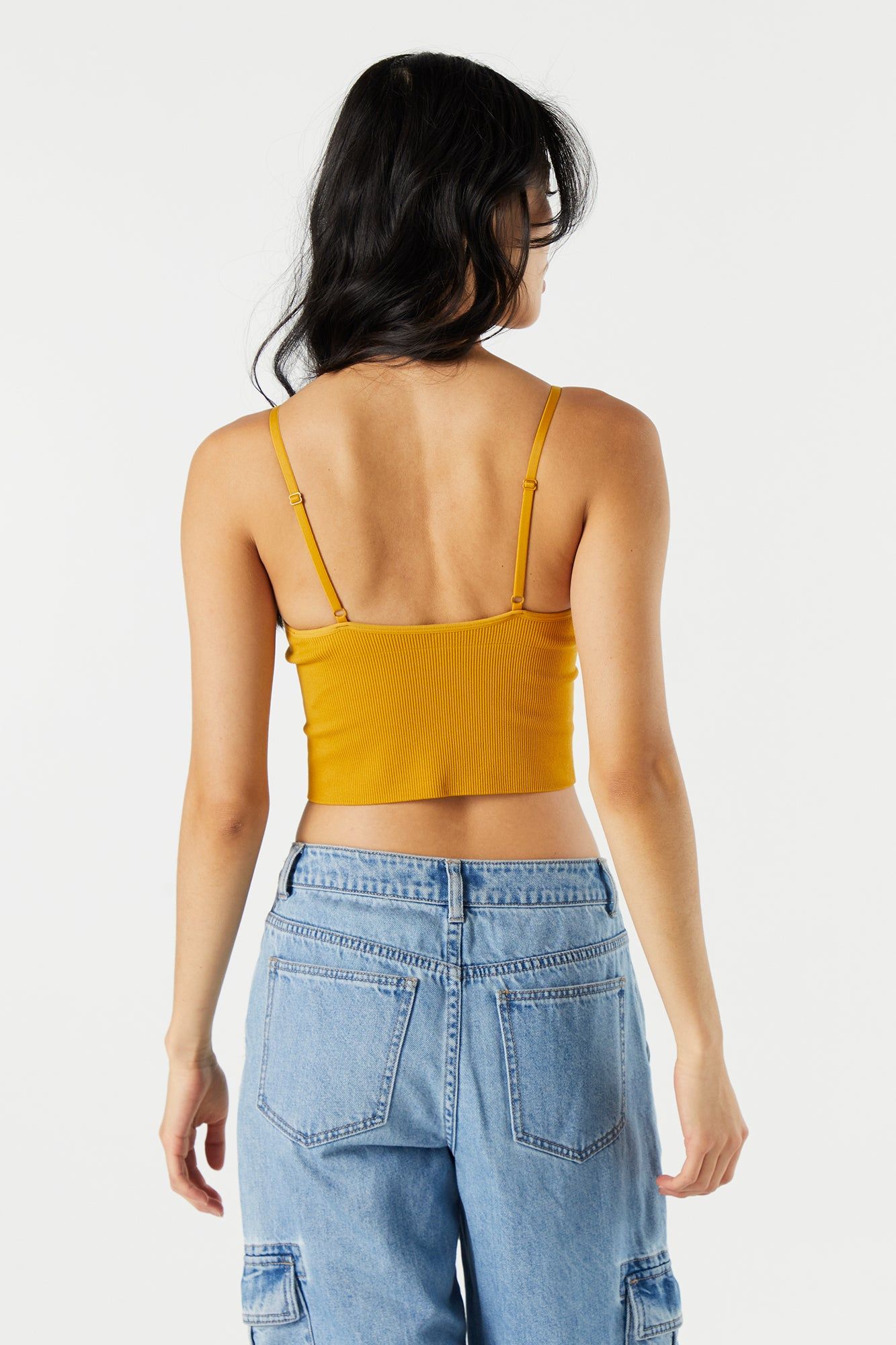 Bralette côtelée à encolure en V sold by Urban Planet product image thumbnail 5