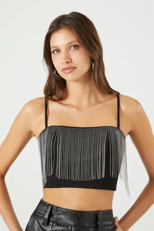 Fringe Cropped Cami sold by Urban Planet