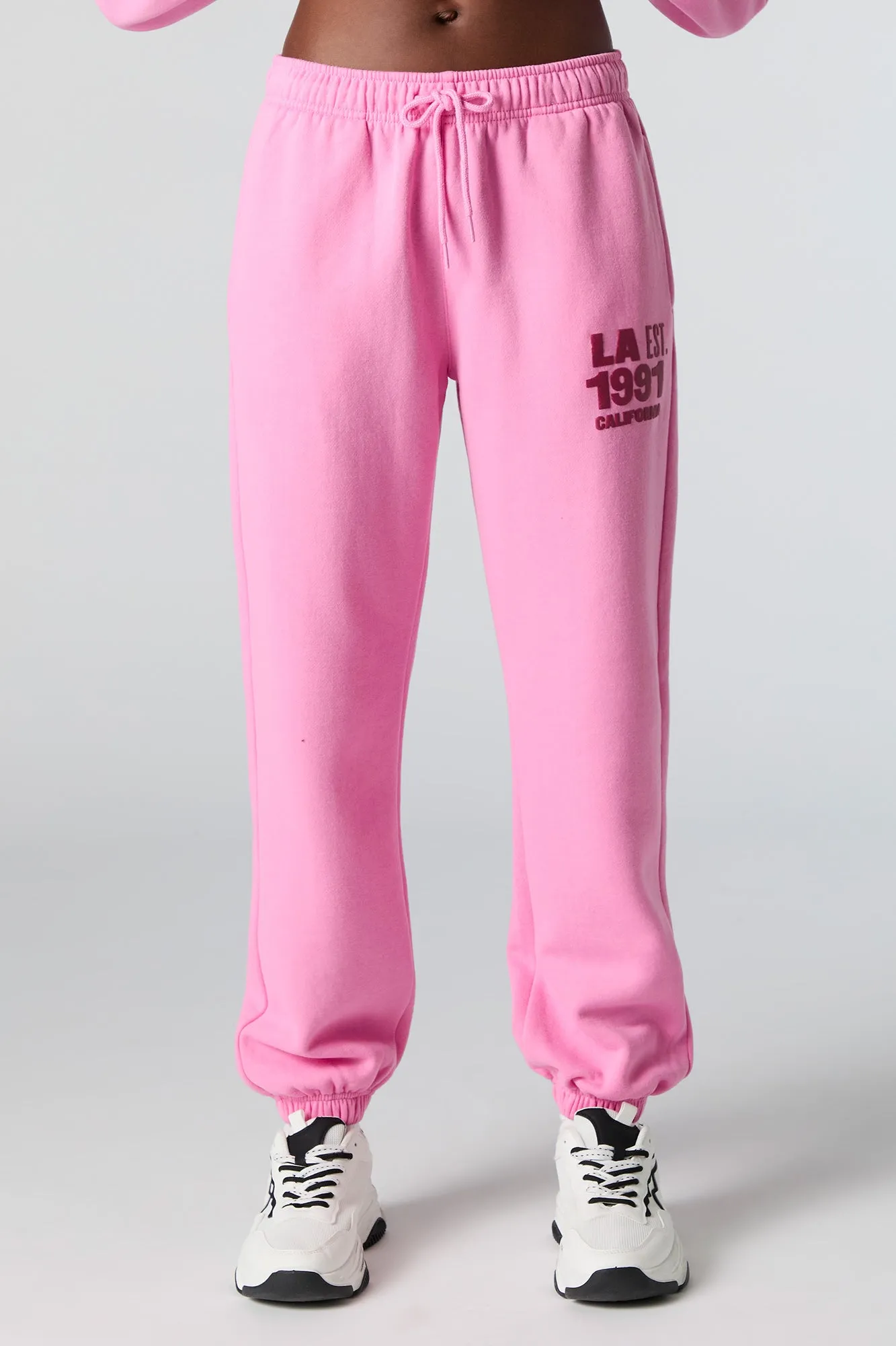 Destination Embroidered Fleece Jogger sold by Urban Planet product image thumbnail 2