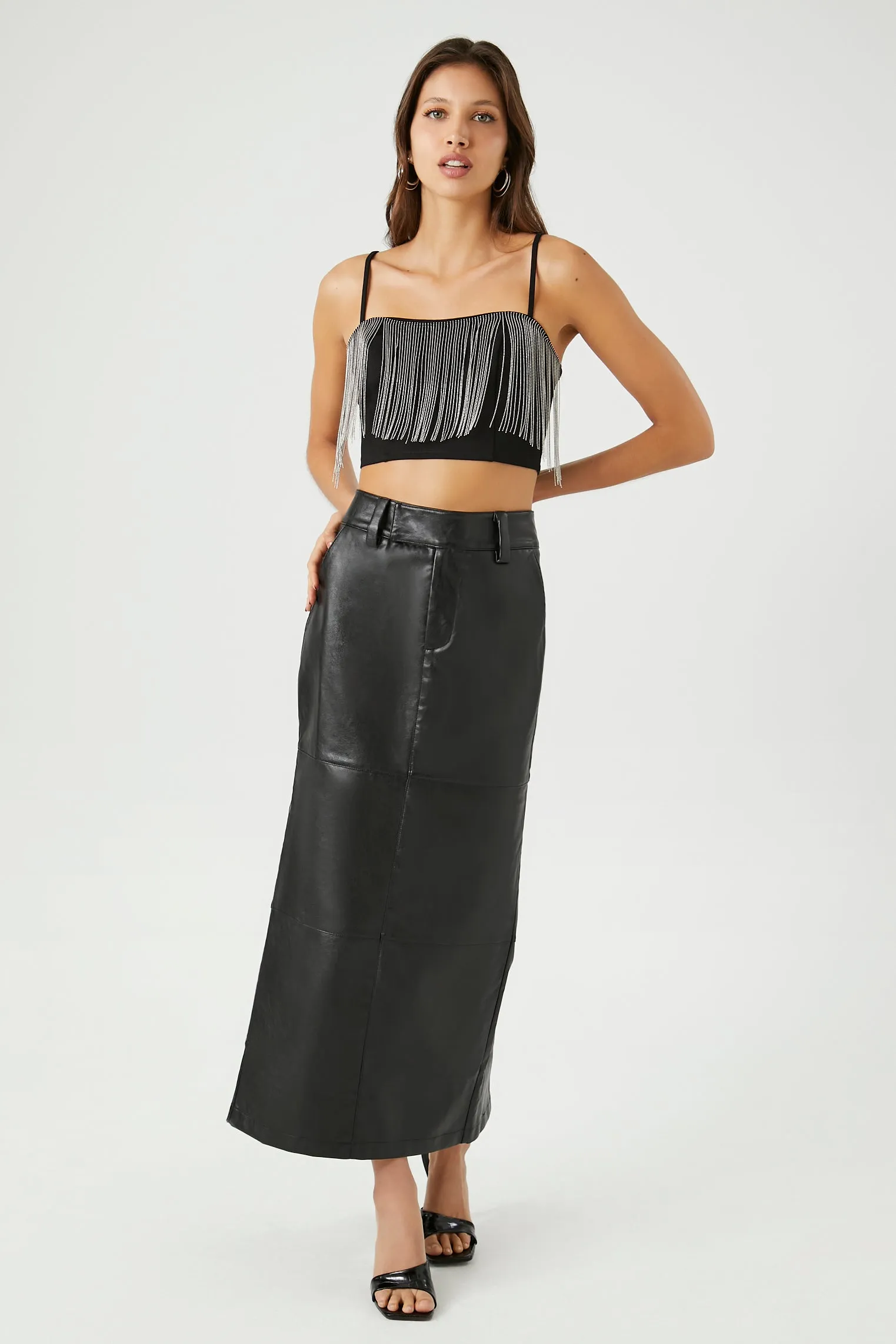 Fringe Cropped Cami sold by Urban Planet product image thumbnail 4