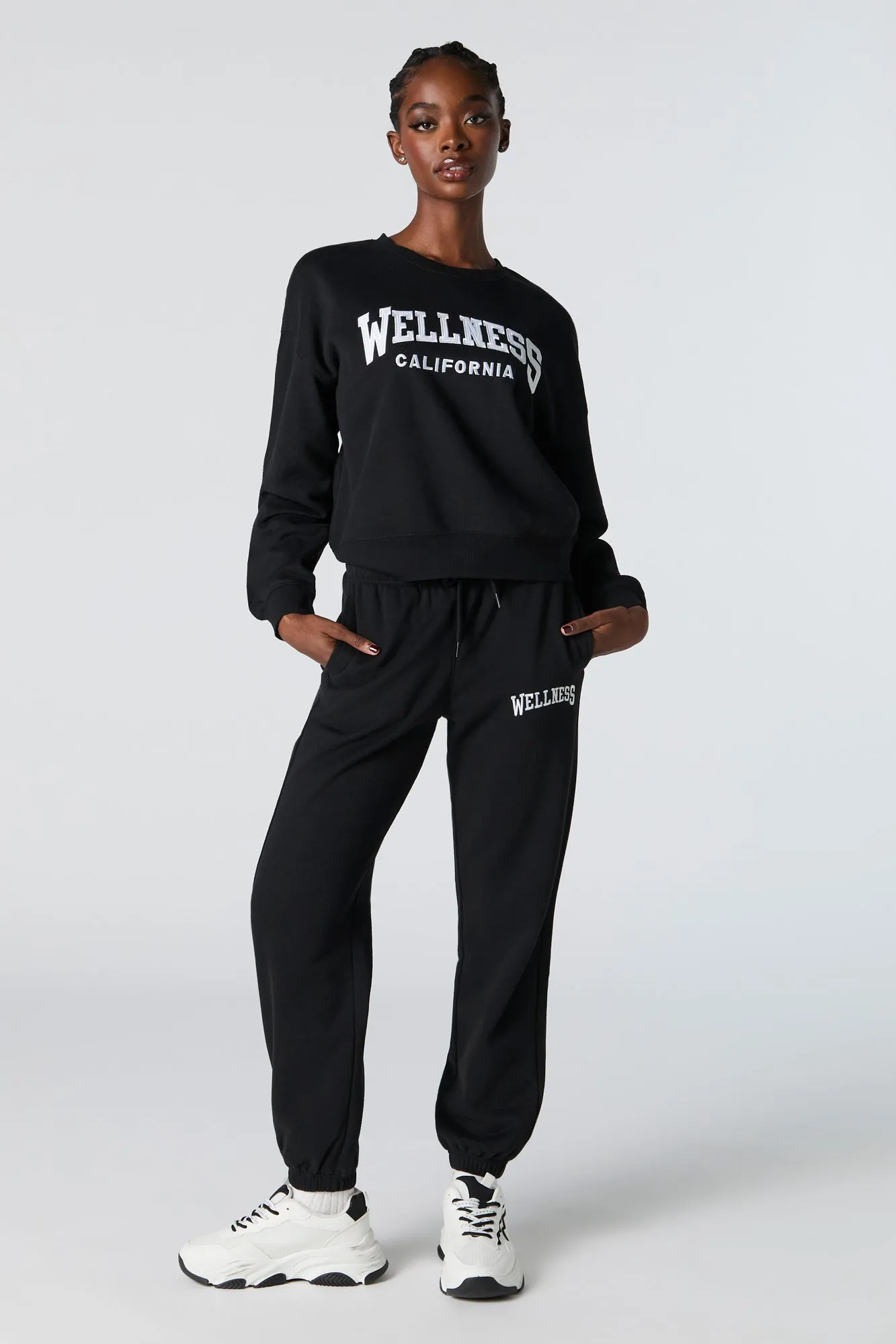 Destination Embroidered Fleece Jogger sold by Urban Planet product image thumbnail 5