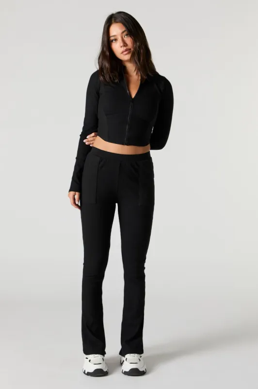 Ribbed Flare Pant sold by Urban Planet