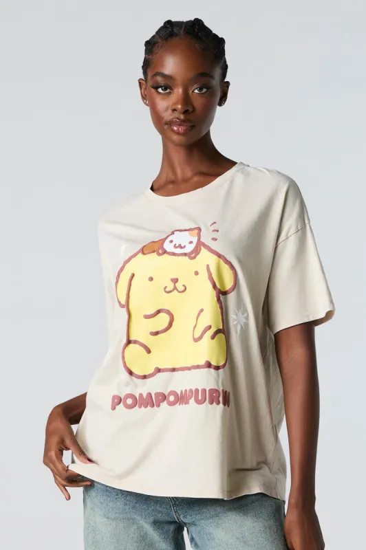 Pompompurin Graphic Boyfriend T-Shirt sold by Urban Planet