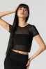 Mesh Cropped T-Shirt sold by Urban Planet