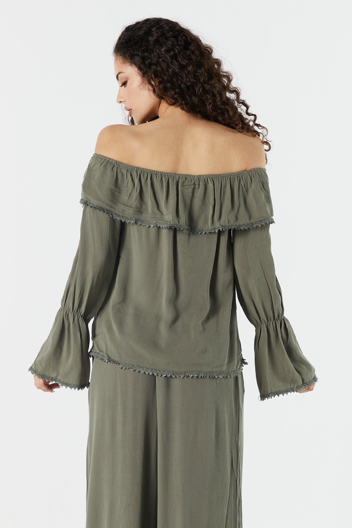 Off Shoulder Ruffle Top sold by Urban Planet product image thumbnail 11