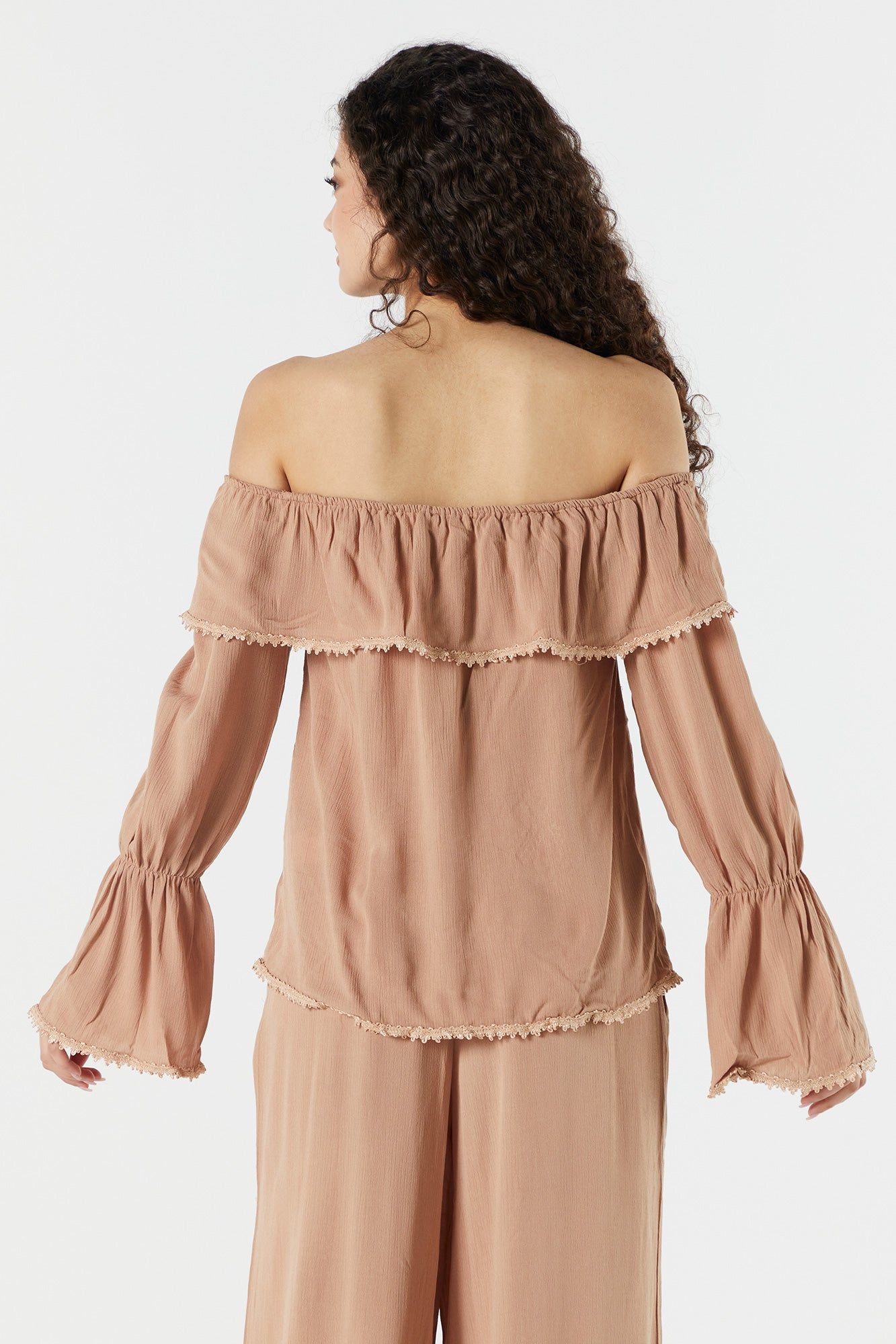 Off Shoulder Ruffle Top sold by Urban Planet product image thumbnail 8