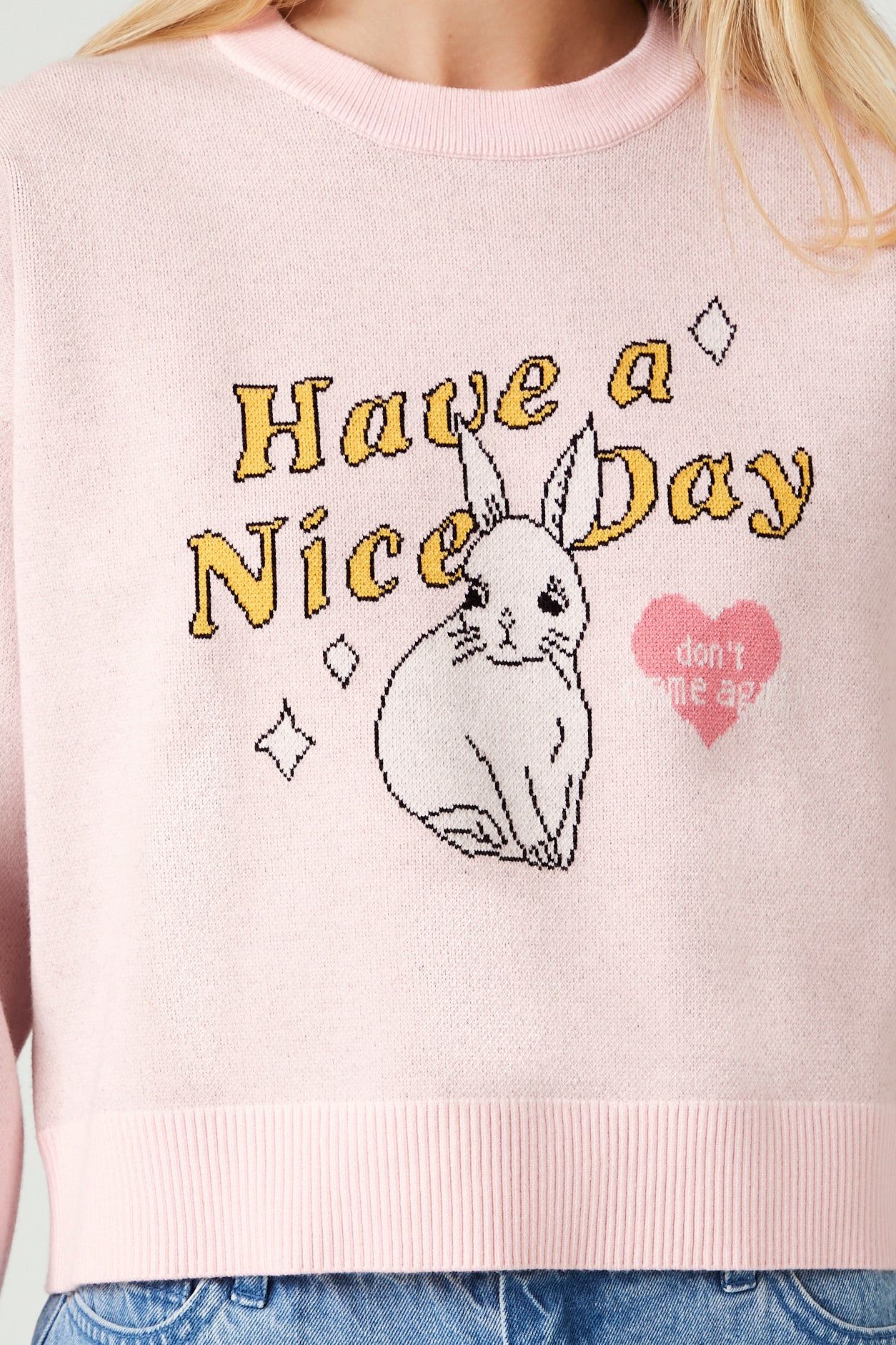 Chandail à imprimé Have A Nice Day sold by Urban Planet product image thumbnail 5