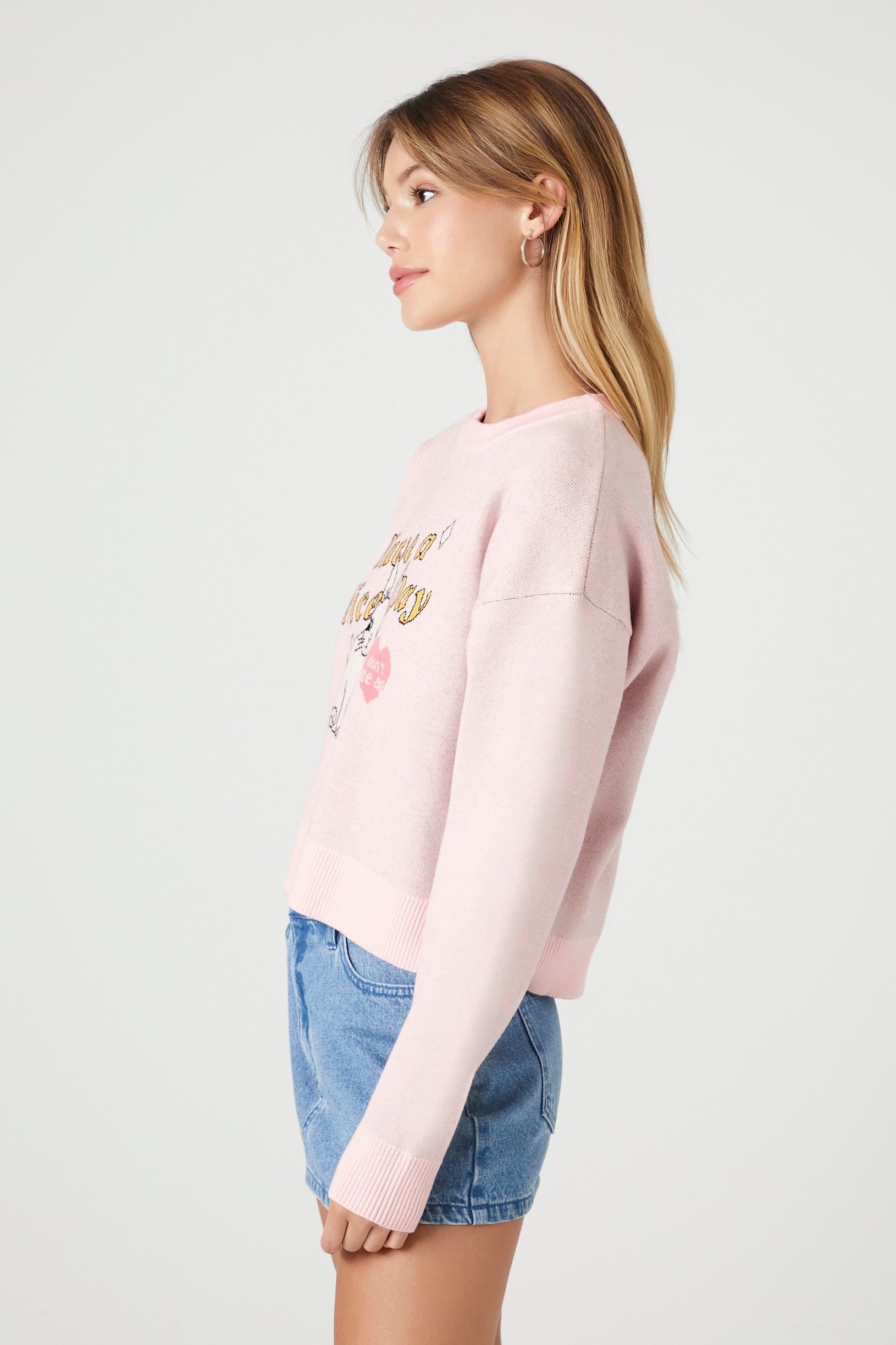 Chandail à imprimé Have A Nice Day sold by Urban Planet product image thumbnail 2