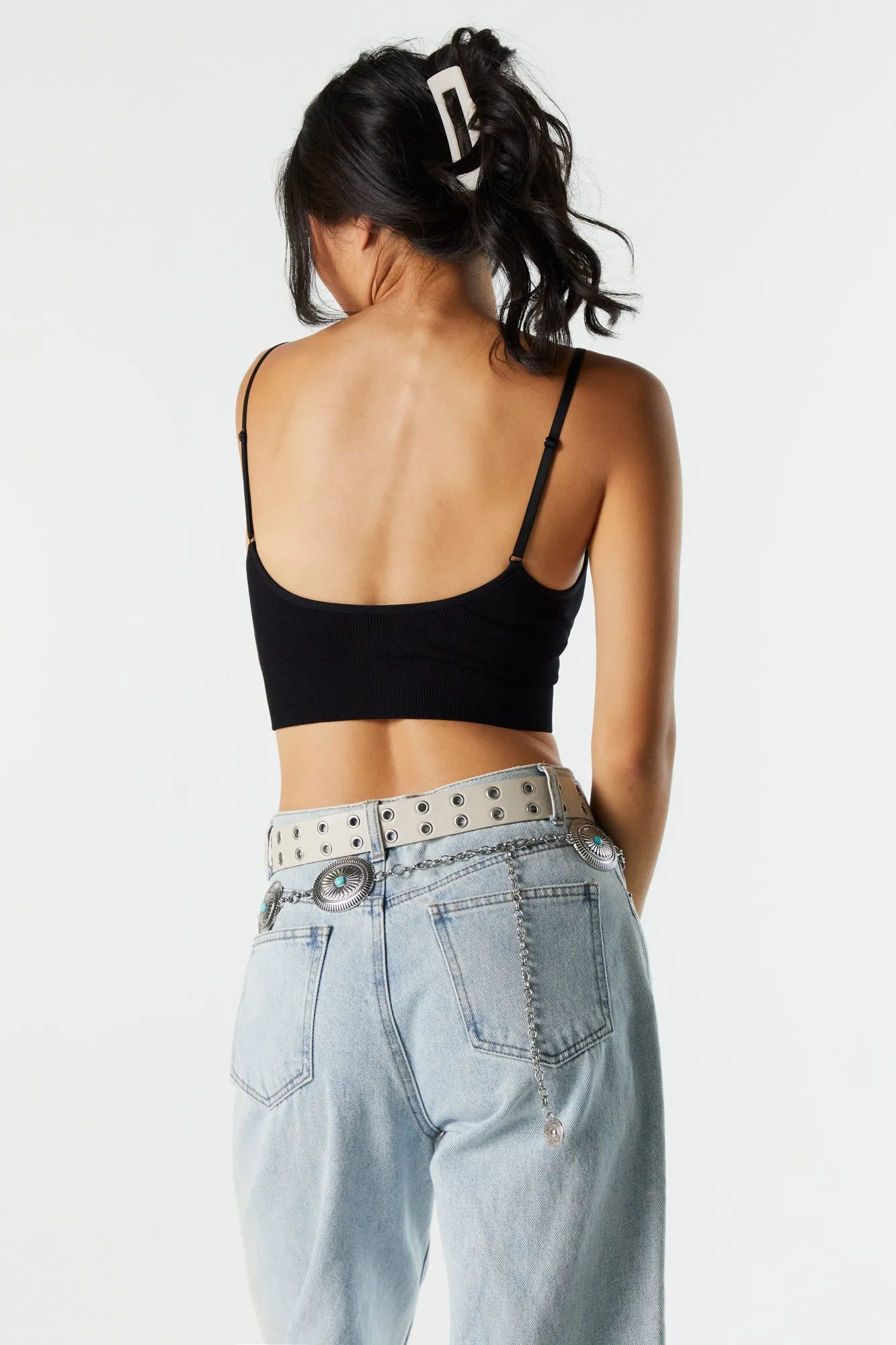 Seamless Ribbed Cami sold by Urban Planet product image thumbnail 2