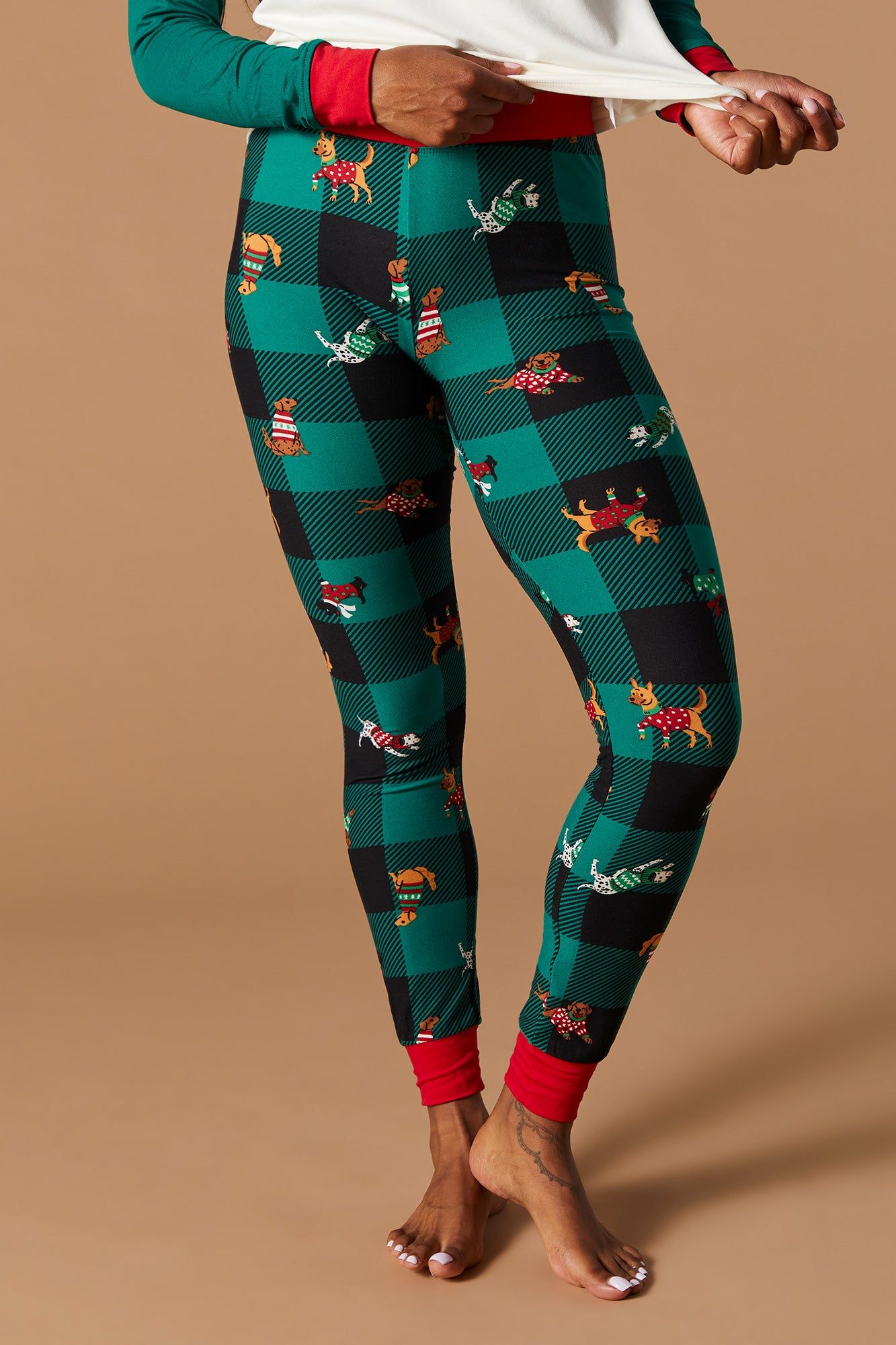 Fammy Jammies Xmas Furry Friends 2 Piece Pajama Set sold by Urban Planet product image thumbnail 4