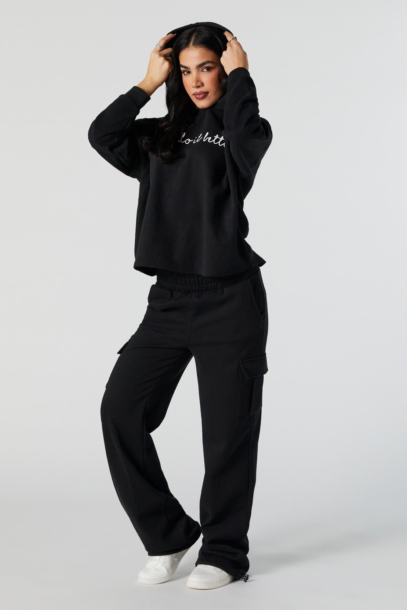 Oversized Girls Do It Better Graphic Hoodie sold by Urban Planet product image thumbnail 3