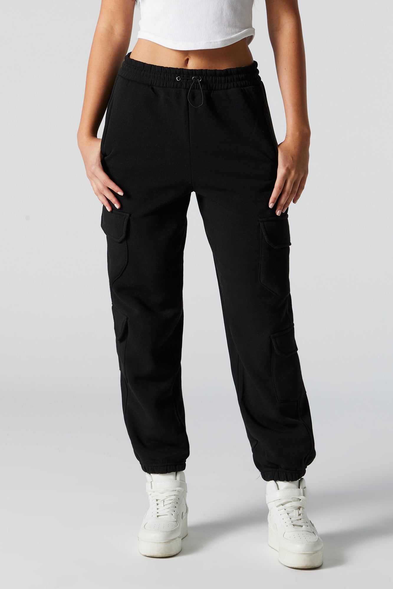Fleece Multi Cargo Pocket Jogger sold by Urban Planet product image thumbnail 2
