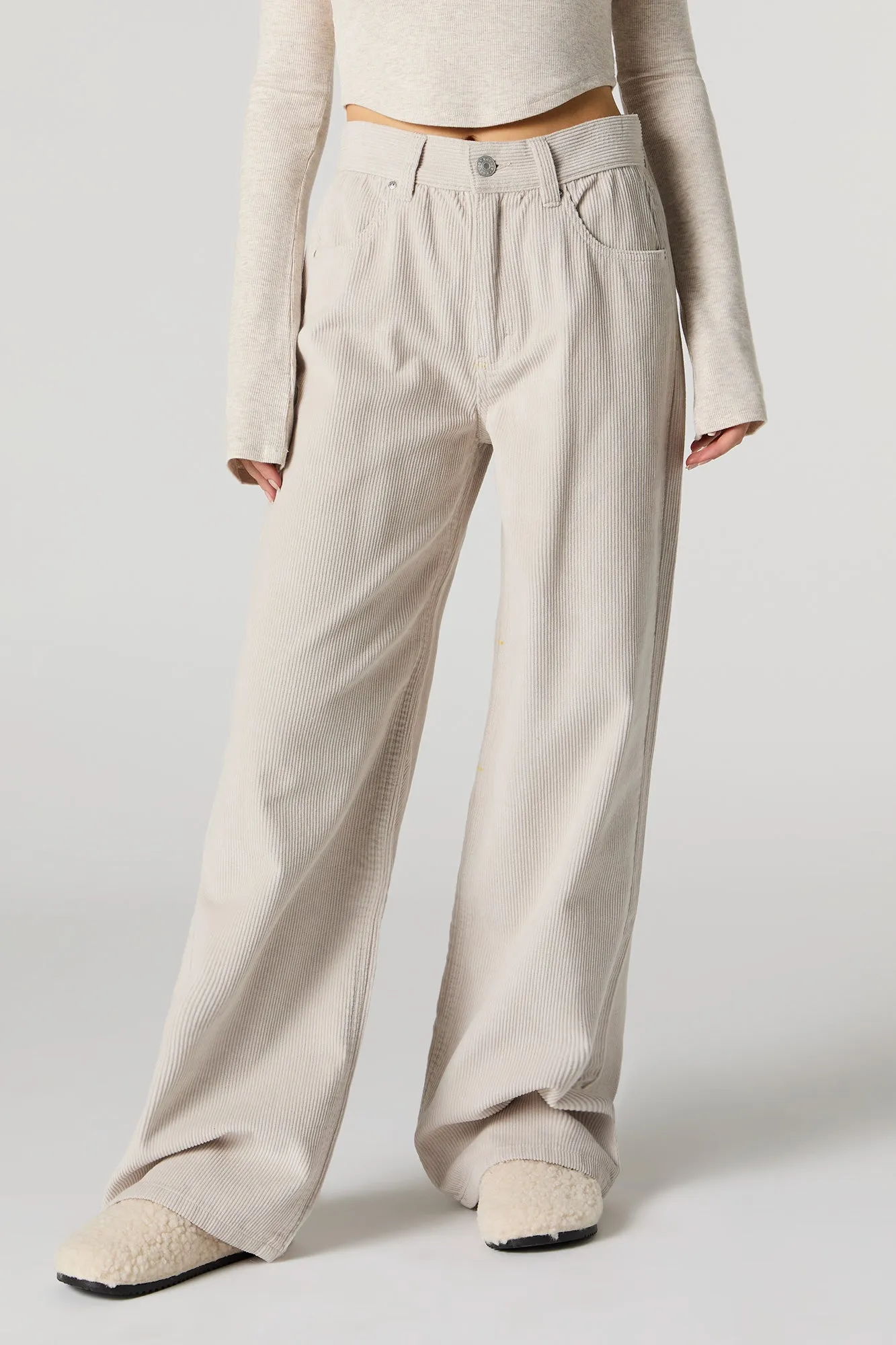 Corduroy Straight Leg Pant sold by Urban Planet product image thumbnail 5
