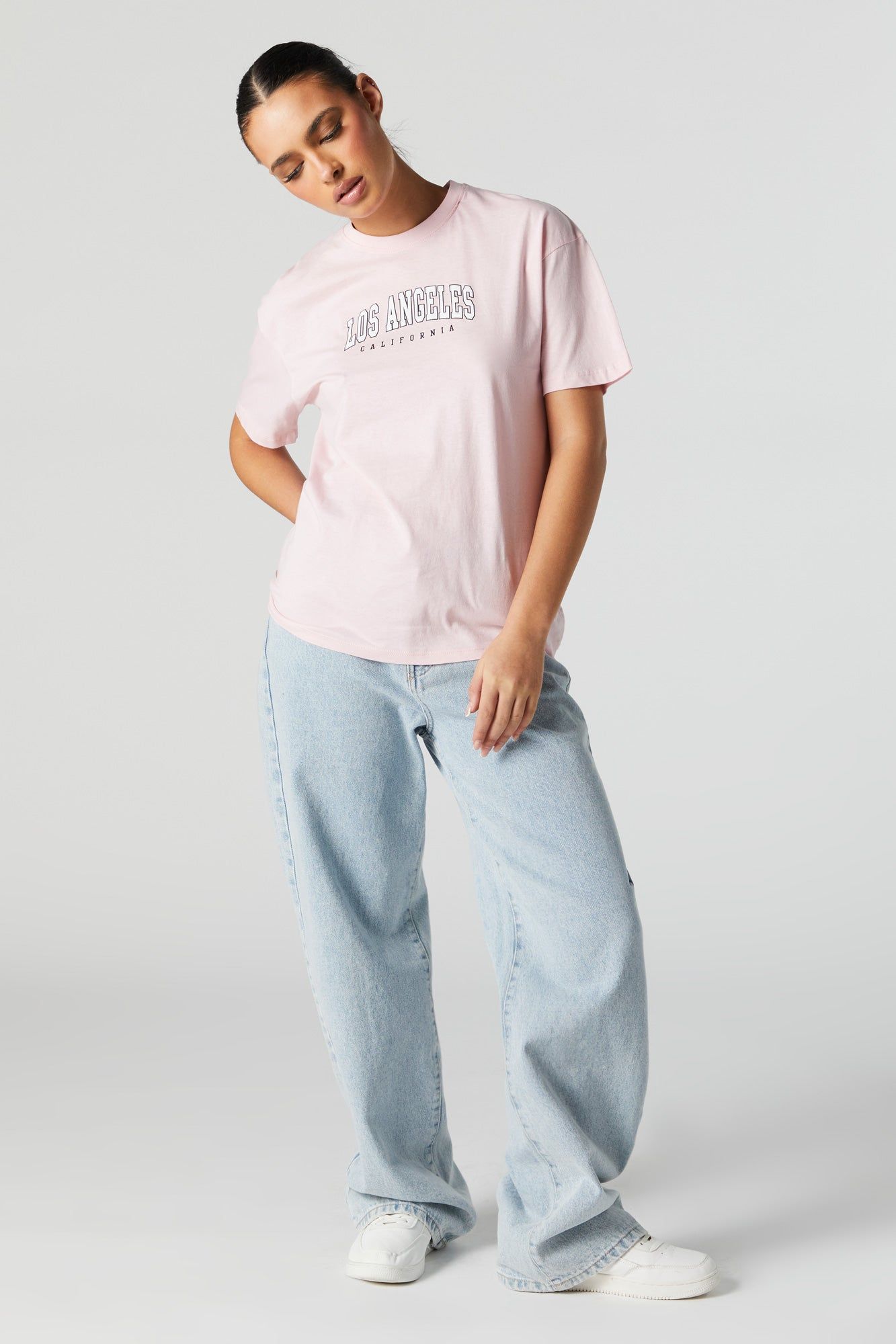 Los Angeles Graphic Boyfriend T-Shirt sold by Urban Planet product image thumbnail 3