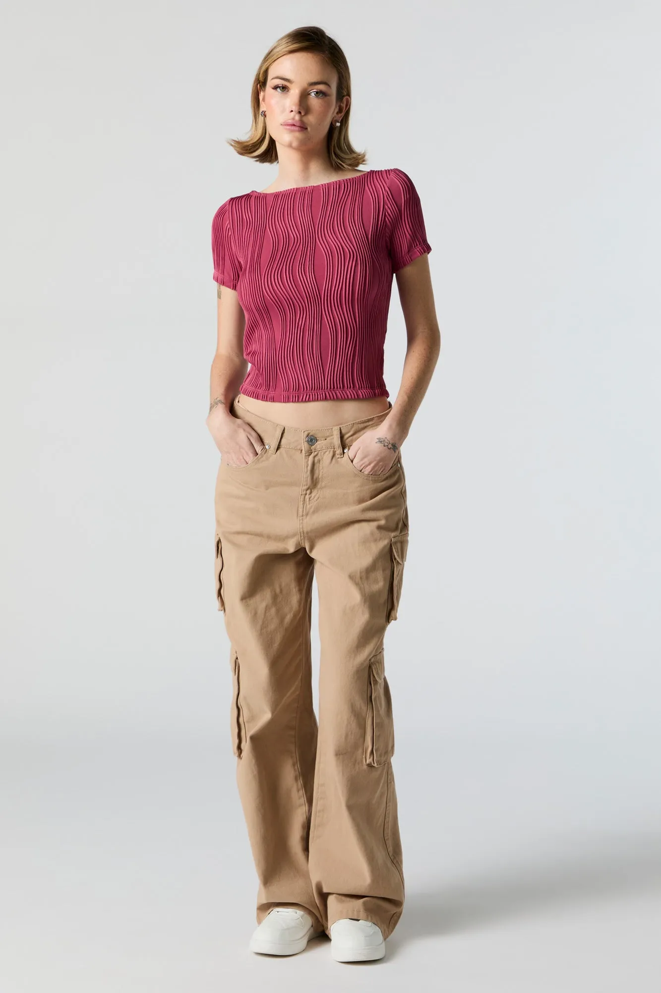 Haut court à capuchon en molleton doux sold by Urban Planet product image thumbnail 2