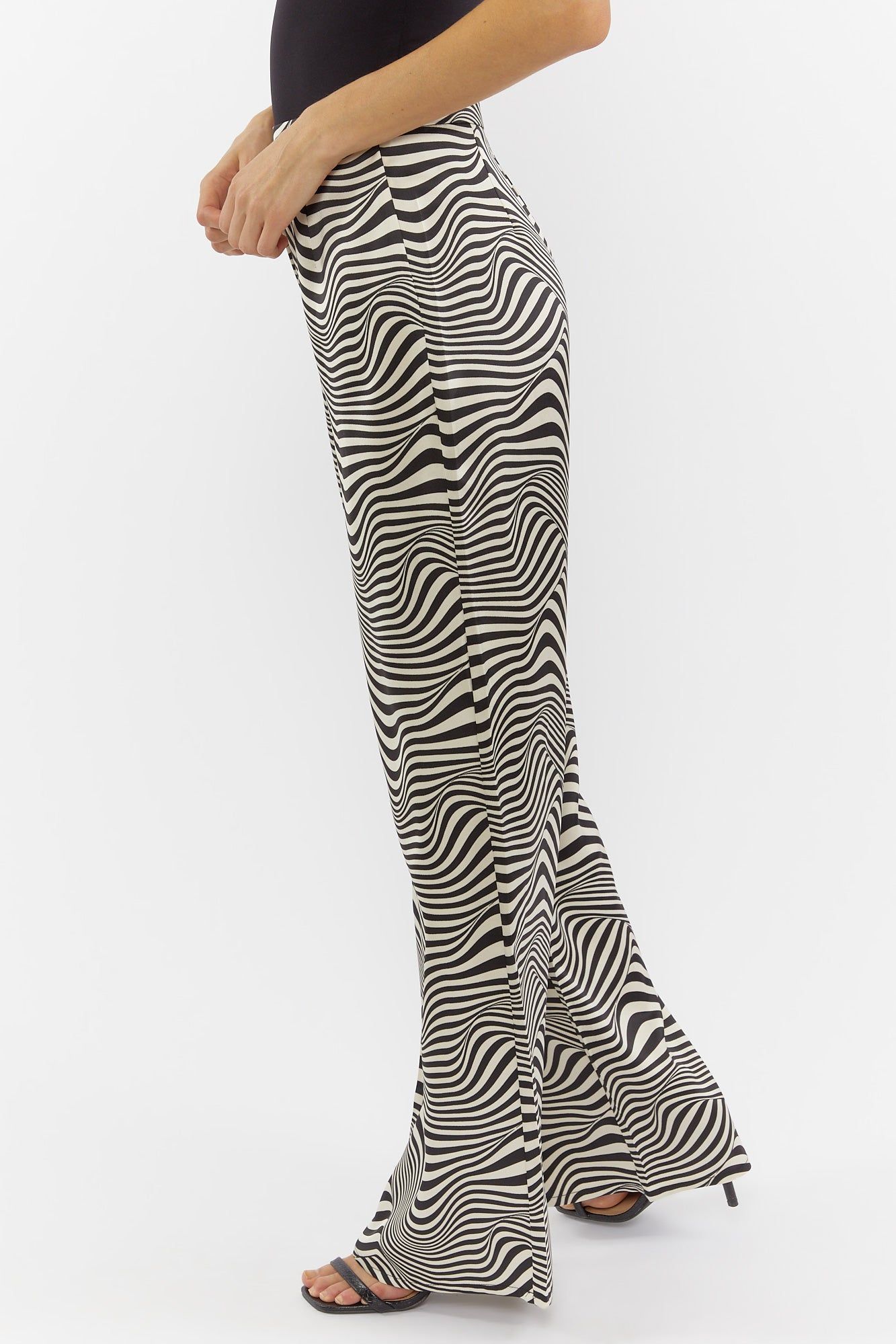Zebra Print Wide Leg Pant sold by Urban Planet product image thumbnail 3