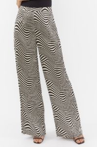 Zebra Print Wide Leg Pant sold by Urban Planet