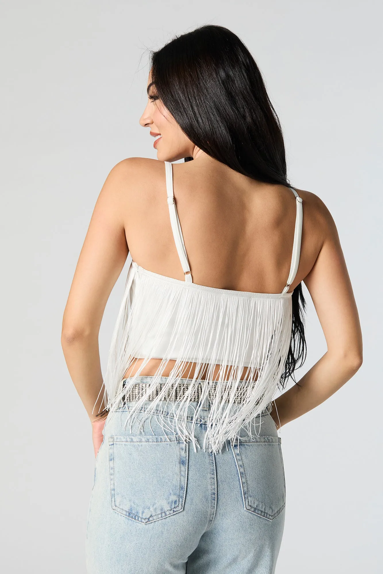 Fringe Crop Top sold by Urban Planet product image thumbnail 3