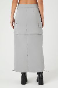 Jupe midi cargo avec taille coulissante à barillet sold by Urban Planet